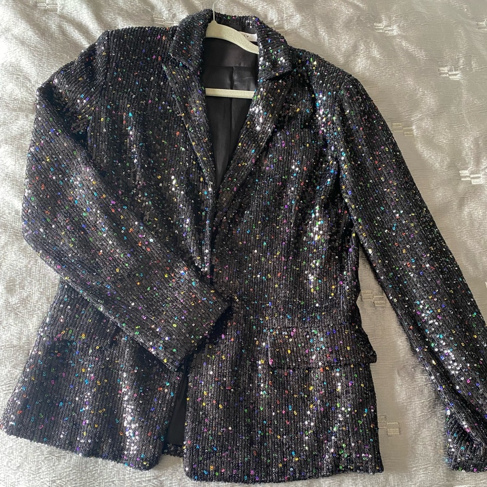 Milly Confetti Sequin Blazer